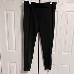 Gap black knit stretch pull on pants size Xl